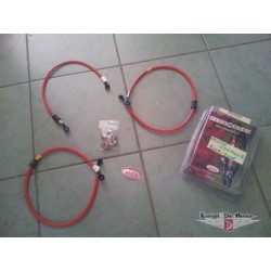 HONDA CBR 600 RR Kit completo tubi freno aeronautici in treccia metallica