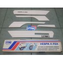 Modanature Paracolpi FOX Vespa PK 50 / 125  - 5 pezzi!