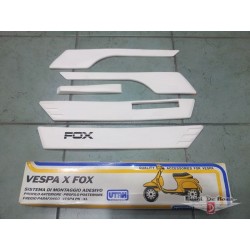 Modanature Paracolpi FOX Vespa PK XL 50 / 125  - 5 pezzi! NERI