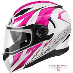 Casco Airoh integrale Modello MOVEMENT Bianco Fuxia xs/s