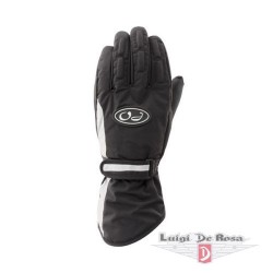 Guanti OJ modello BIT NERO invernali UNISEX per moto impermeabili lunghi imbottitura termica