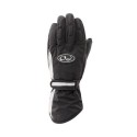 Guanti OJ modello BIT NERO invernali UNISEX per moto impermeabili lunghi imbottitura termica