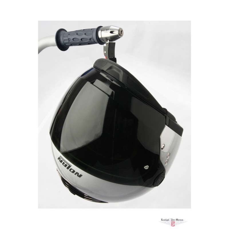 Helmo OJ coppia lucchetti manubrio per Casco antifurto silver