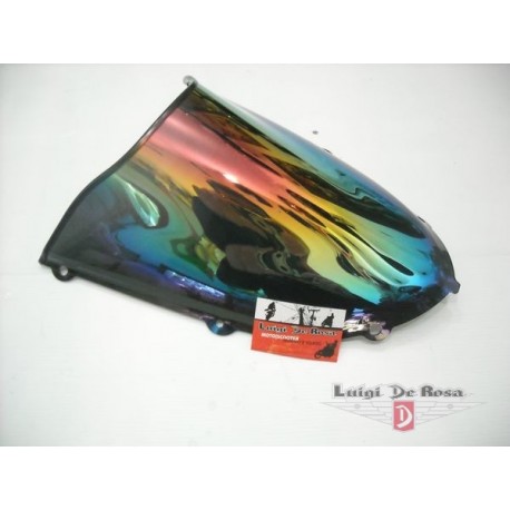 Plexiglass cupolino Kawasaki Ninja ZX10R/RR 1000 anni  2004/2005 iridium multicolor (specchiato)